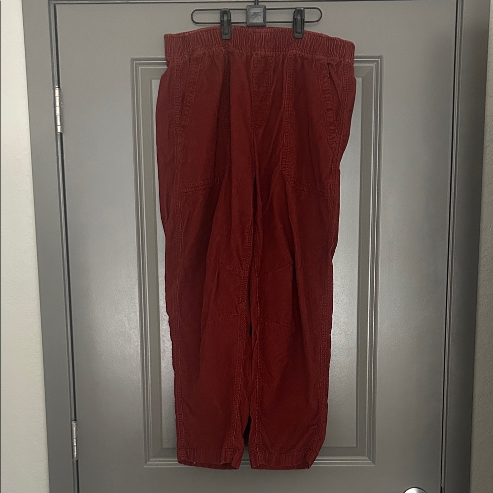 Corduroy Barrel Pants